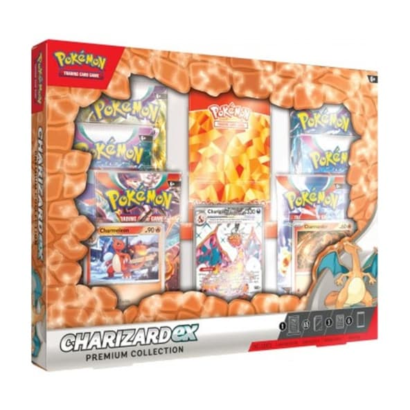 Pokemon Collezione Premium CHARIZARD EX Italiano Box Deck immagine 1
