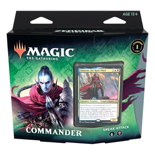 Mazzo Magic Commander ZENDIKAR RISING SNEAK ATTACK Deck ZNR Inglese immagine 1
