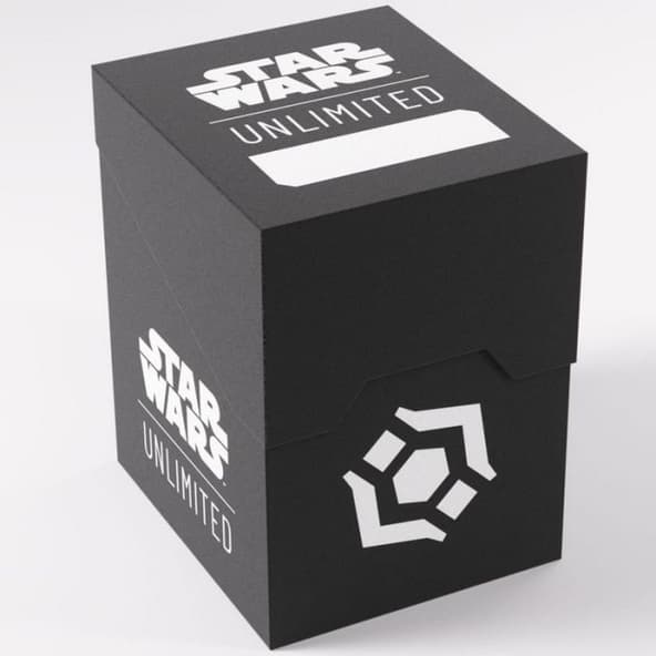 Deck Box Gamegenic Star Wars Unlimited SOFT CRATE BLACK/WHITE Porta Mazzo immagine 1