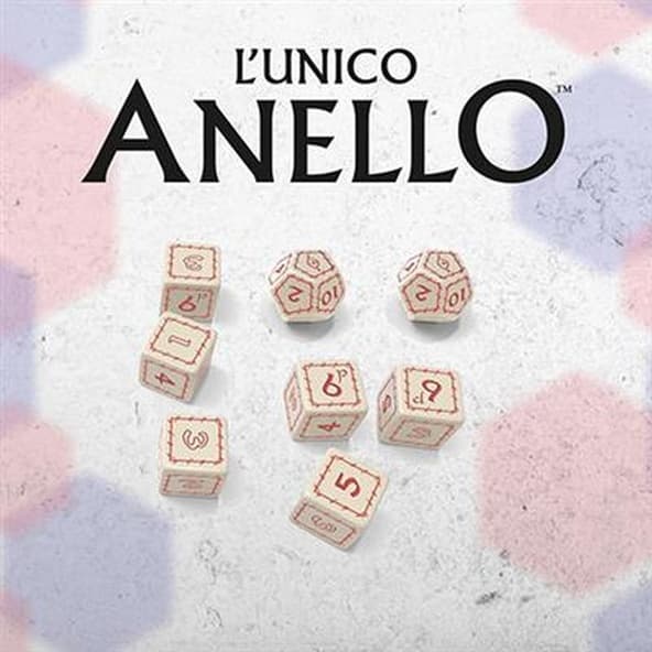 L’Unico Anello 2Ed. – Set di Dadi Compagnia immagine 1