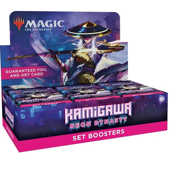 Box Magic KAMIGAWA: NEON DYNASTY 30 Buste Set Booster Inglese immagine 1