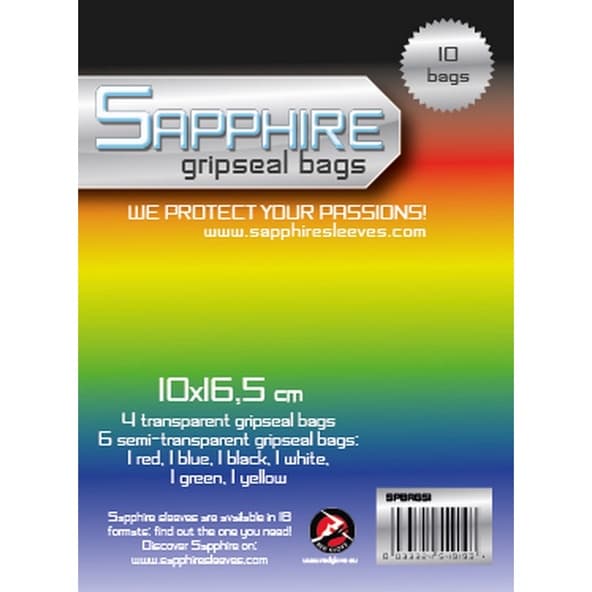 Sacchetti Ziplock Gripseal Sapphire 10 (100x165) immagine 1