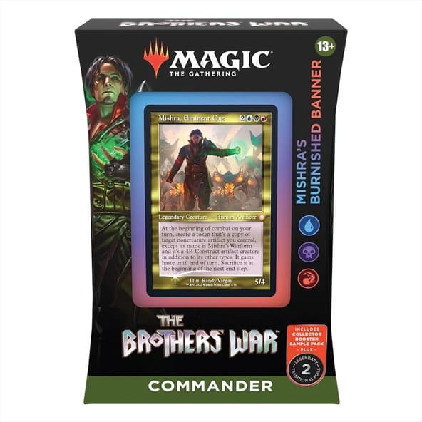 Mazzo Magic Commander BROTHERS' WAR MISHRA'S BURNISHED BANNER Deck Inglese immagine 1