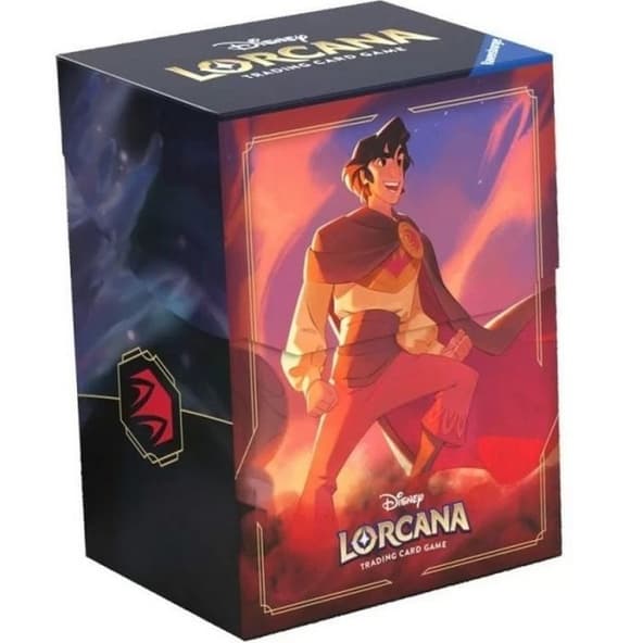 Deck Box Disney Lorcana Standard ALADDIN DECK Porta Mazzo immagine 1