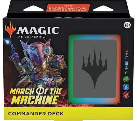 Mazzo Magic Commander MARCH OF THE MACHINE TINKER TIME Deck Inglese immagine 1