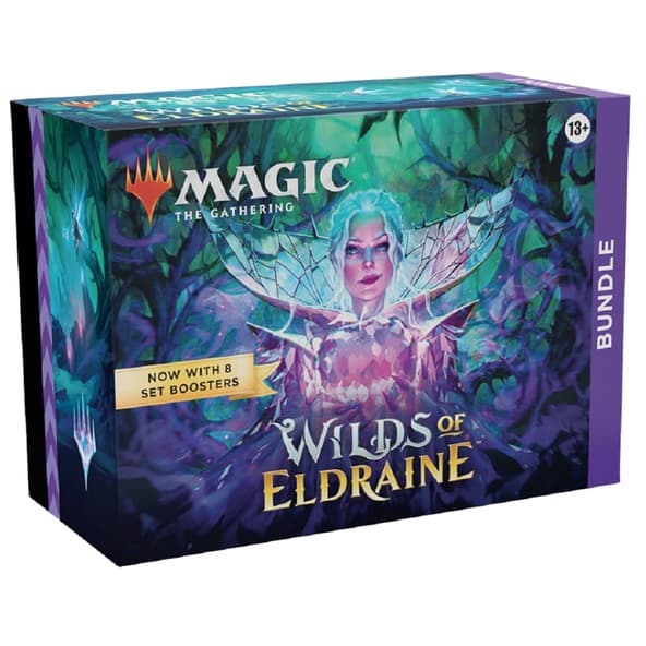 Bundle Magic WILDS OF ELDRAINE 10 Boosters Fat Pack Inglese immagine 1