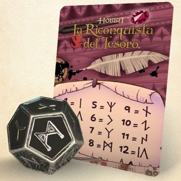 Lo Hobbit - La Riconquista del Tesoro - Dado Runico Promo Hobby Next immagine 1