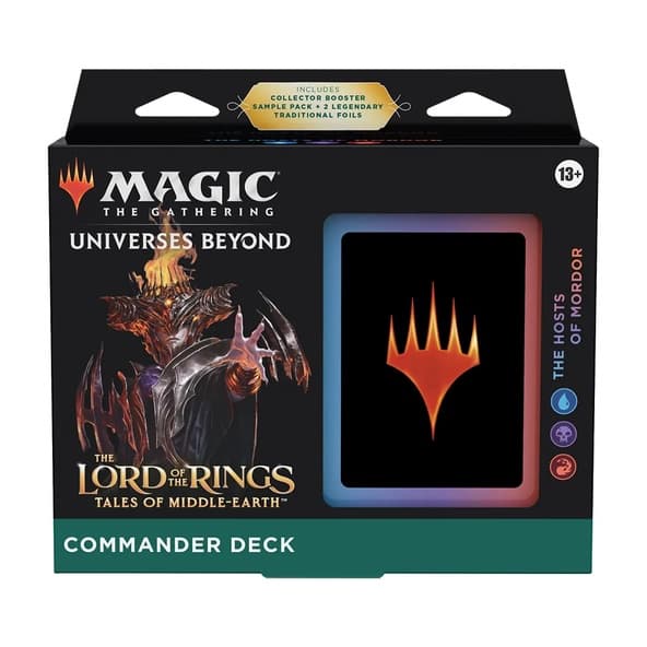 Mazzo Magic Commander TALES OF MIDDLE EARTH THE HOSTS OF MORDOR Deck Inglese immagine 1