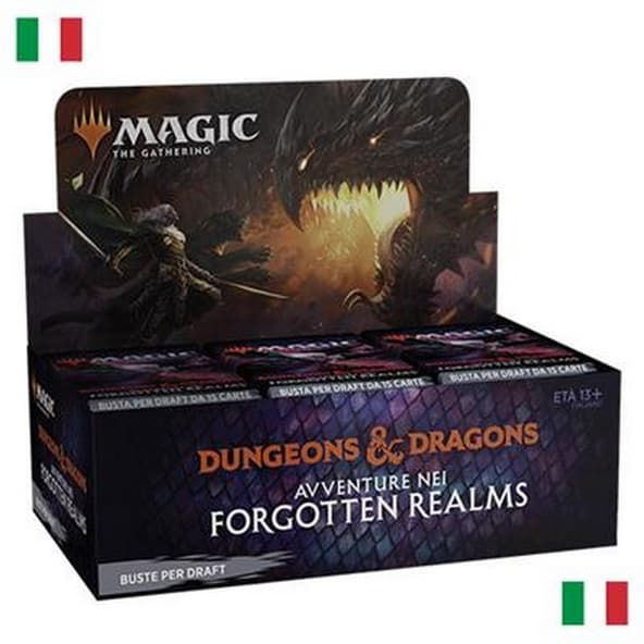 Box Magic FORGOTTEN REALMS 36 Buste Booster Italiano immagine 1