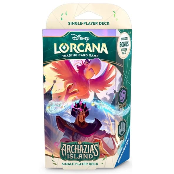 Lorcana - Archazia's Island - Starter Deck Amethyst/Steel INGLESE immagine 1