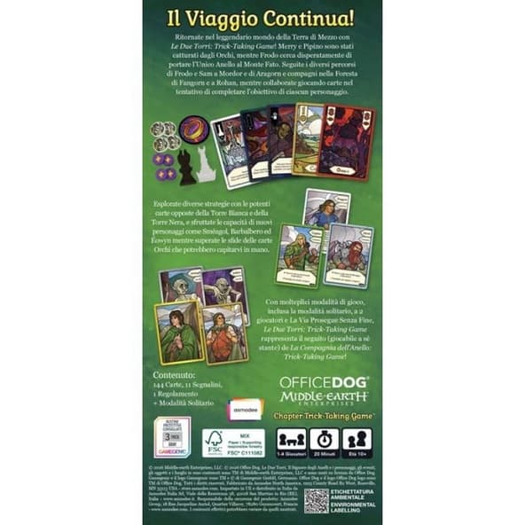 Il Signore degli Anelli - Le Due Torri - Trick-Taking Game immagine 5