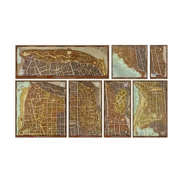 Dungeons & Dragons D&D: Waterdeep Mappe dei Quartieri immagine 1