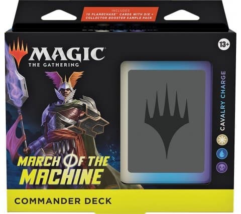 Mazzo Magic Commander MARCH OF THE MACHINE CAVALRY CHARGE Deck Inglese immagine 1