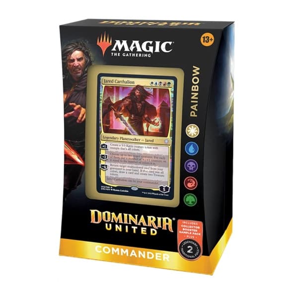 Mazzo Magic Commander DOMINARIA UNITED PAINBOW Deck Inglese immagine 1