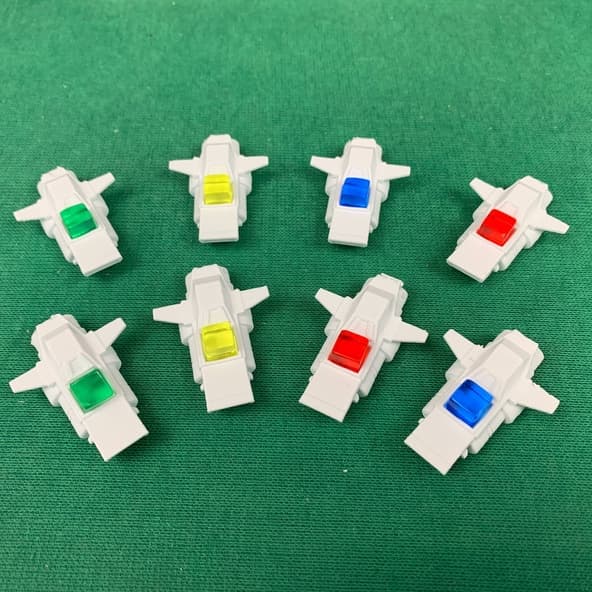 Terraforming Mars: 8x Set Deluxe Cargo Ships 3D Navi Commerciali immagine 4