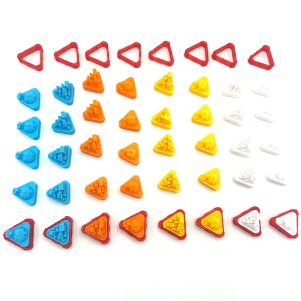 ARCS: Set 60x Token Città e Spazioporto 3D immagine 5