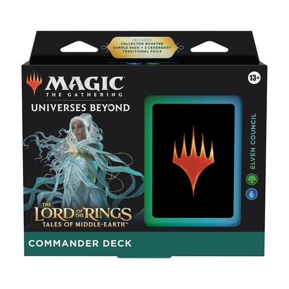 Mazzo Magic Commander TALES OF MIDDLE EARTH ELVEN COUNCIL Deck Inglese immagine 1