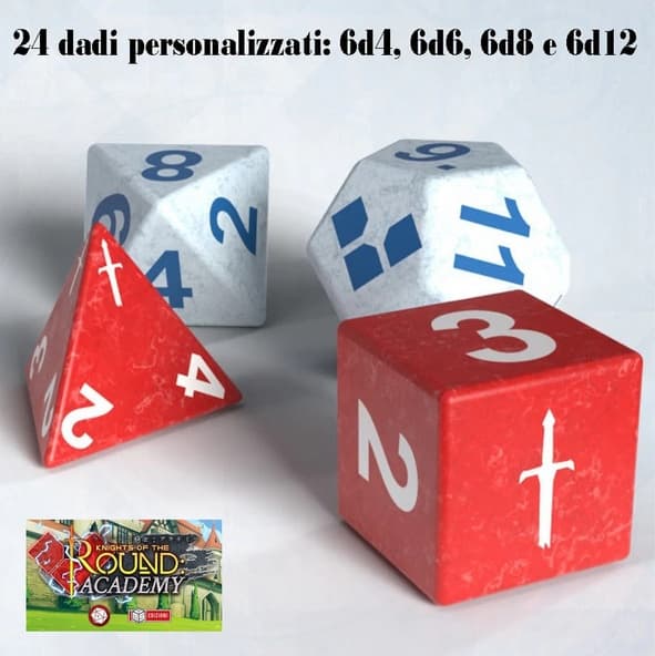 Knights of the Round Academy - Set Dadi Custom immagine 1