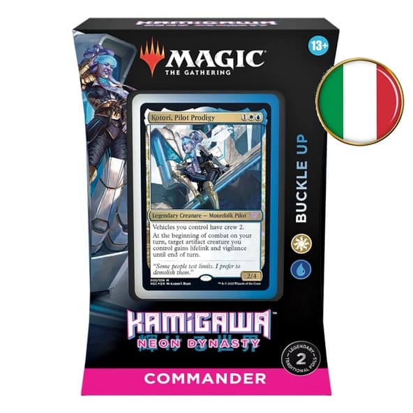 Mazzo Magic Commander KAMIGAWA: NEON DYNASTY ALLACCIA LE CINTURE Deck Italiano immagine 1