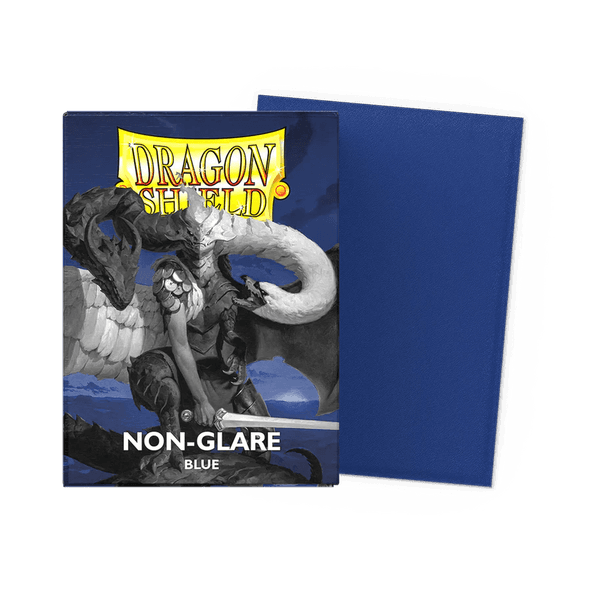 100 Sleeves Dragon Shield Standard NON GLARE BLUE Bustine Protettive immagine 1