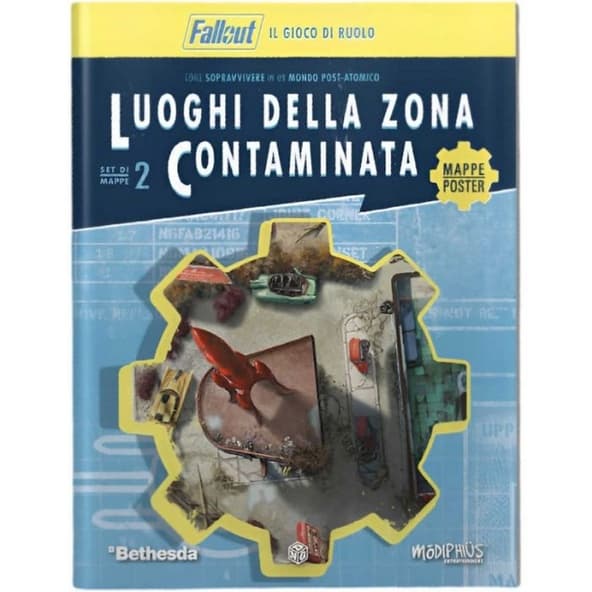 Fallout - Il Gioco di Ruolo - Set di Mappe vol. 2 - Luoghi della Zona Contaminata immagine 1
